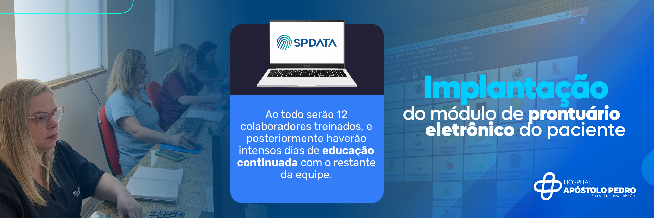 Implantação do módulo de prontuário eletrônico do paciente